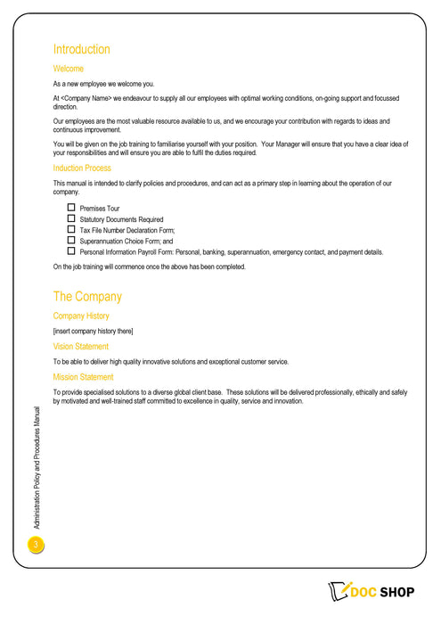 Company Policy & Procedures Manual Company Policy & Procedures Manual