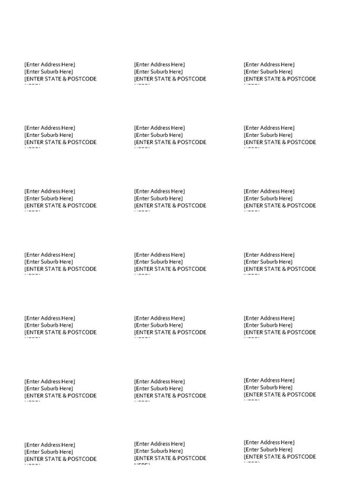 Avery Address Labels Avery Address Labels