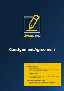 Consignment Agreement Template