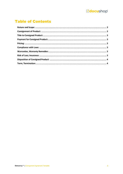 Consignment Agreement Template Consignment Agreement Template