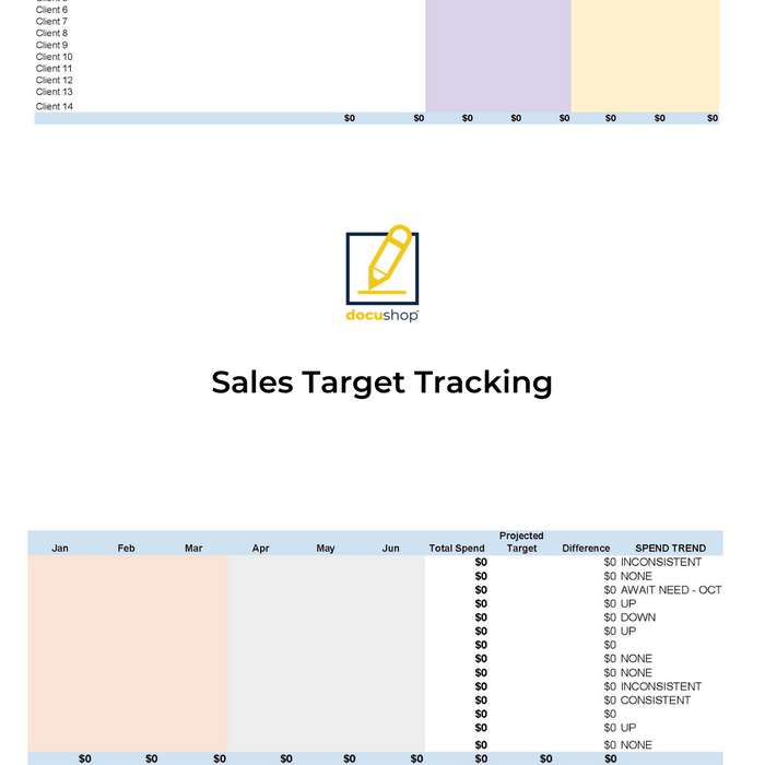 Sales Target Tracking Excel Template Sales Target Tracking Excel Template
