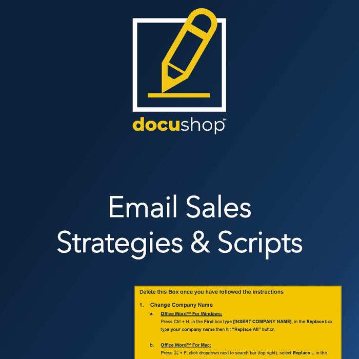 Sales Strategies & Scripts (Email & Phone) Sales Strategies & Scripts (Email & Phone)