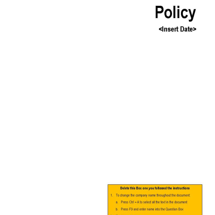 Social Media Policy Social Media Policy