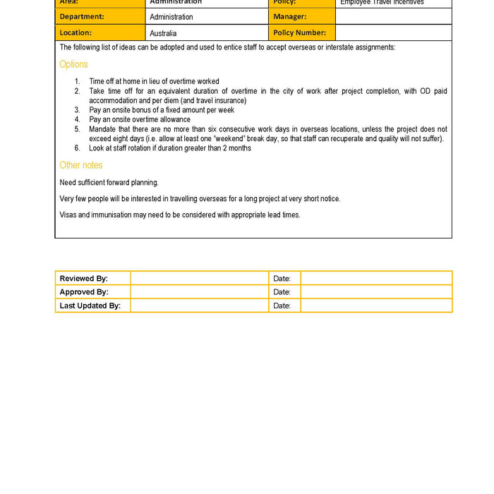 Employee Travel Incentives Employee Travel Incentives