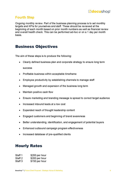 Future Client Proposal - Strategic Advice & Marketing Template Future Client Proposal - Strategic Advice & Marketing Template