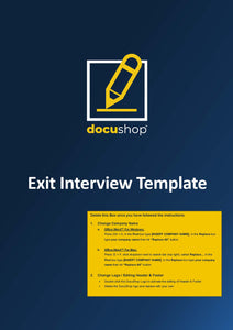 Exit Interview Template