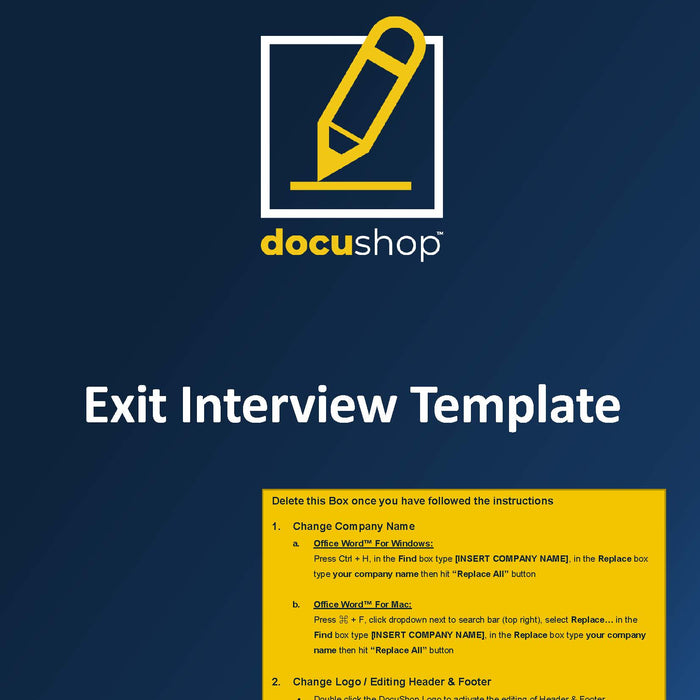 Exit Interview Template Exit Interview Template
