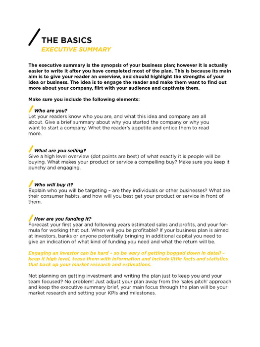 Business Plan Writing Guide Business Plan Writing Guide