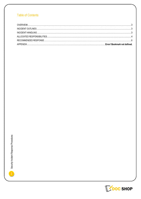 Incident Response Procedures Incident Response Procedures