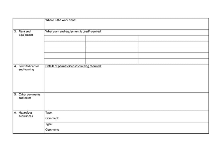 Job Safety Analysis Risk Template (JSA) Job Safety Analysis Risk Template (JSA)