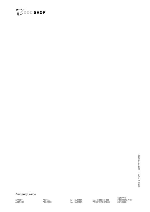 Letterhead Template Letterhead Template