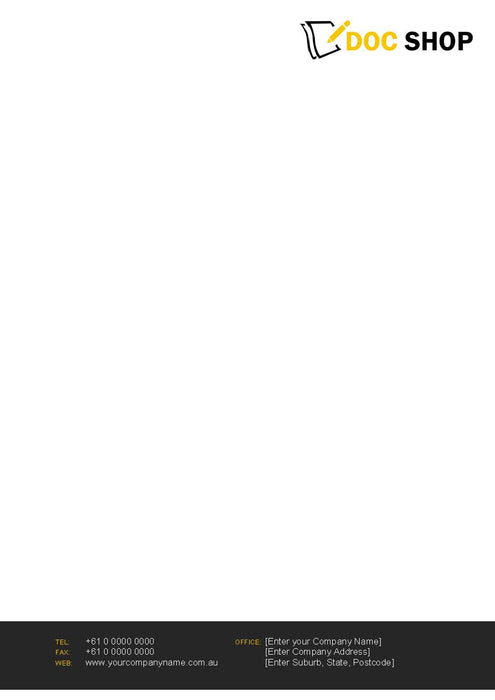 Simple Letterhead Template Simple Letterhead Template