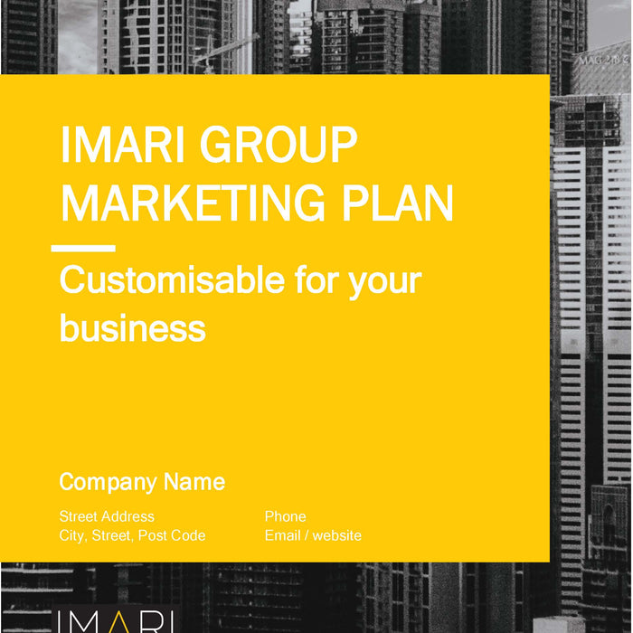 Marketing Plan Template Marketing Plan Template
