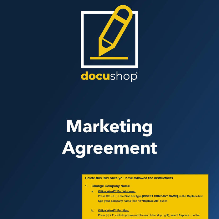 Marketing Contract Agreement Template Marketing Contract Agreement Template