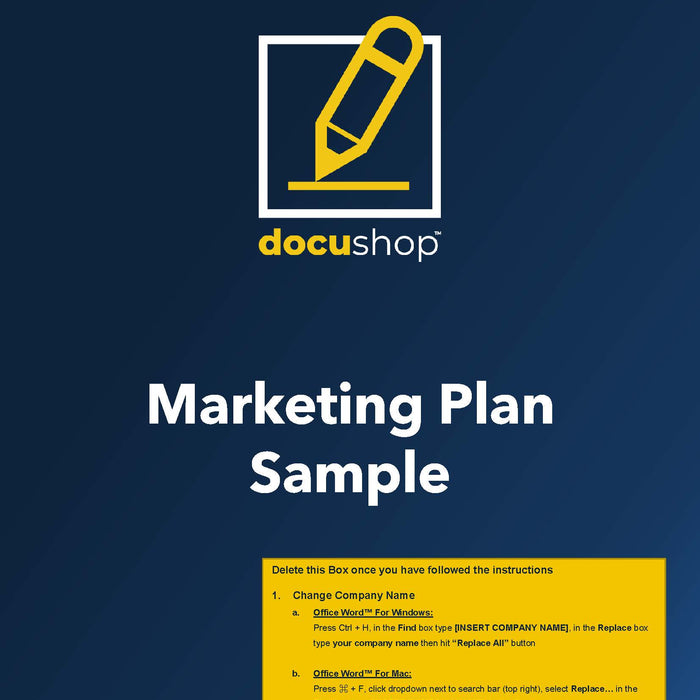 Marketing Plan Template Marketing Plan Template