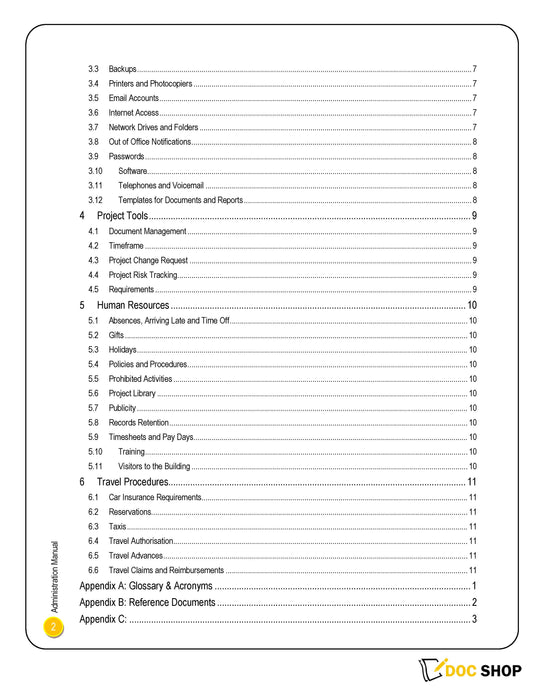 Administration Policies & Procedures Manual Administration Policies & Procedures Manual