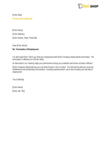 Termination Letter