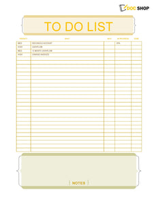 To Do List