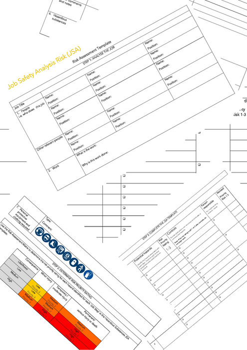 Job Safety Analysis Risk Template (JSA) Job Safety Analysis Risk Template (JSA)