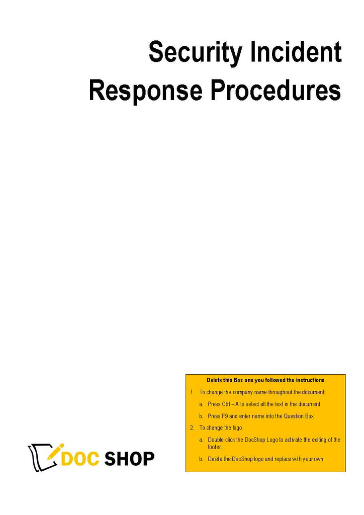 Incident Response Procedures