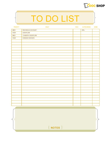 To Do List